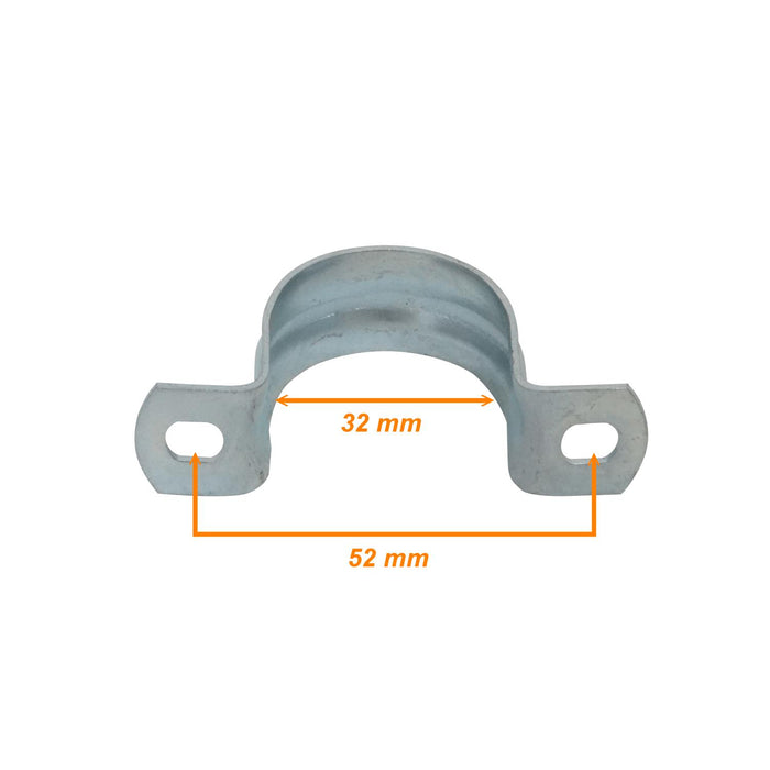 Abrazadera de 32mm para fijación de unidad 2-T, Clickbox