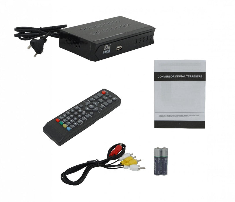 Adaptador TV Digital con Puerto USB y Salidas Clickbox
