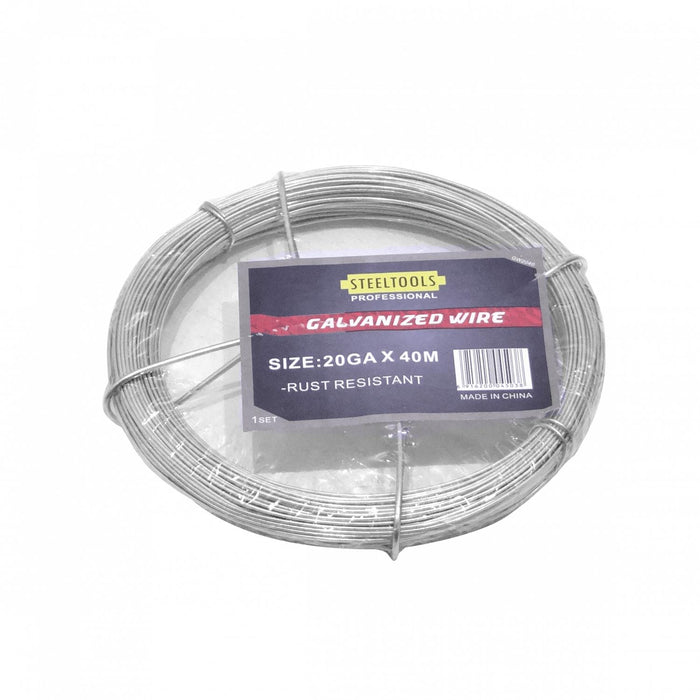 Alambre Galvanizado 20GA x 40mt resistente y Clickbox