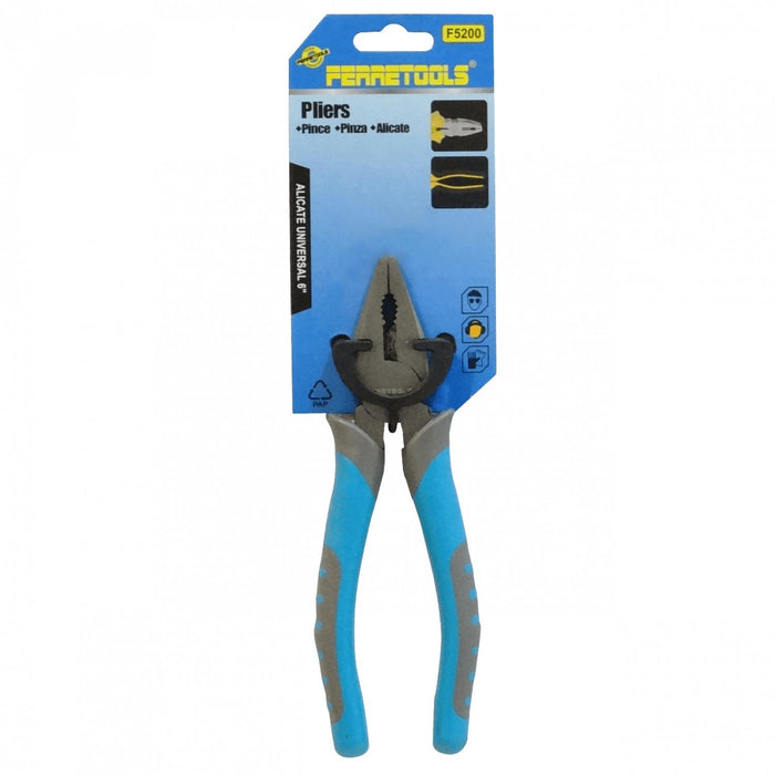 Alicates universales de 6 pulgadas para trabajos Clickbox