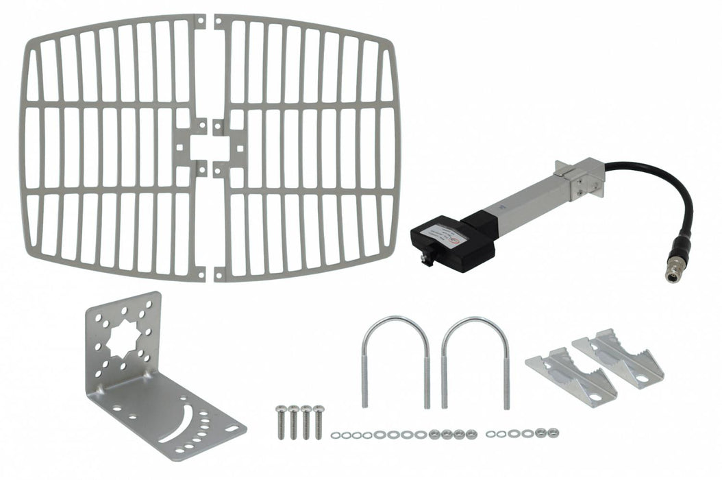 Antena Grilla 15dBi 2,4-2,48GHz N-H-30cm Clickbox