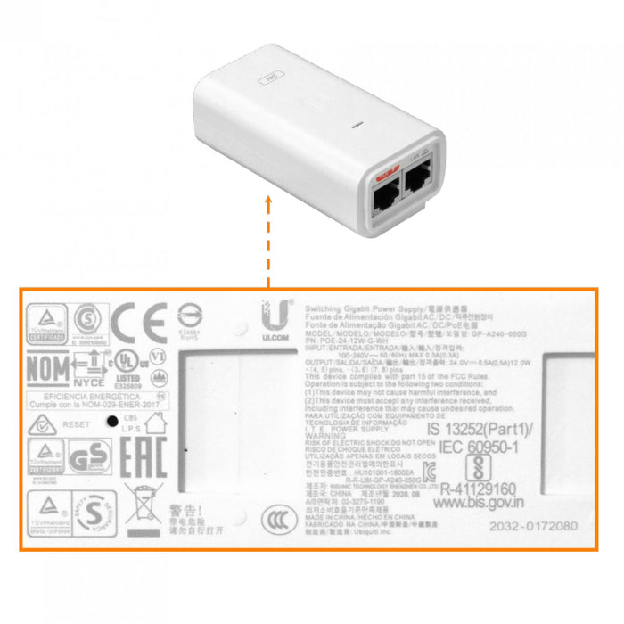Antena UBIQUITI 60GHz 5GHz 38/11dBi 57-66GHz Clickbox