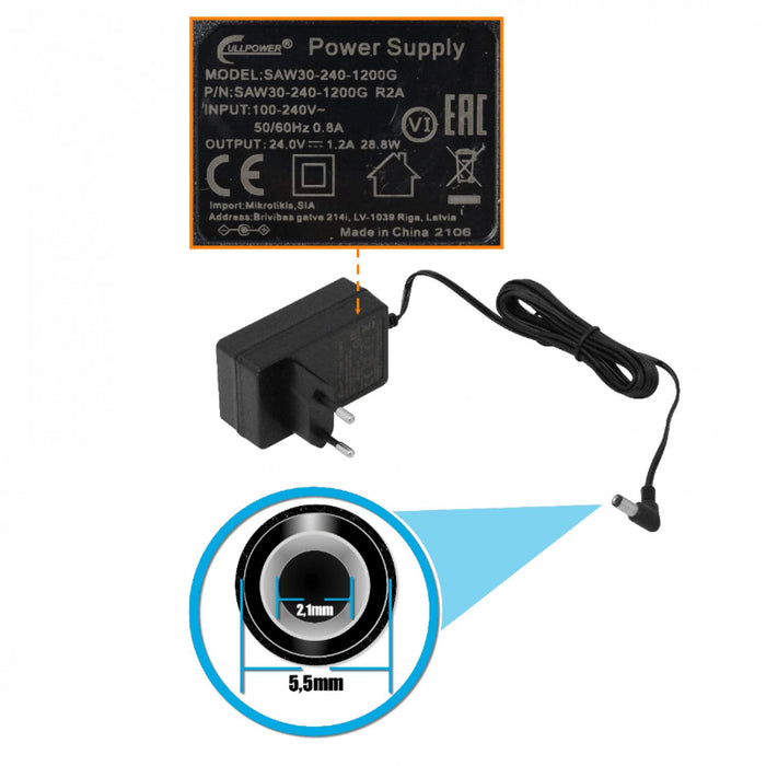 Antena WiFi de alta potencia 2,4GHz y Clickbox