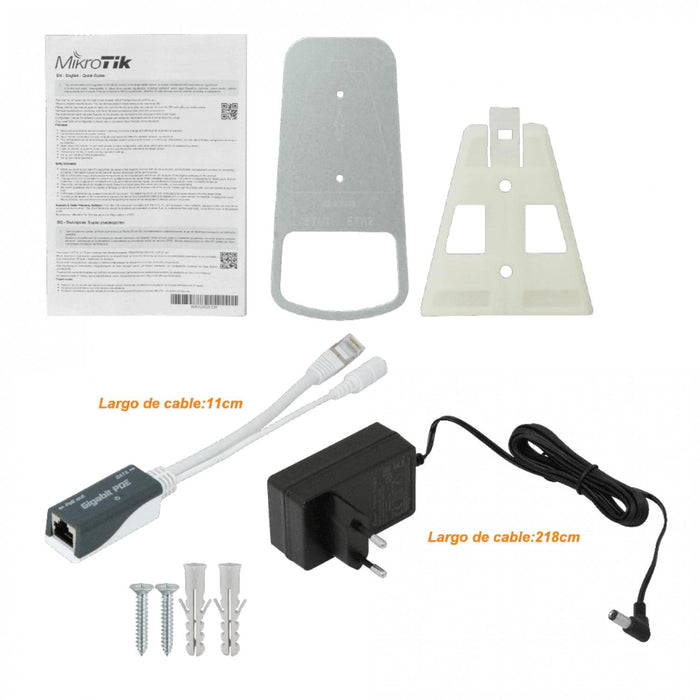 Antena WiFi de alta potencia 2,4GHz y Clickbox