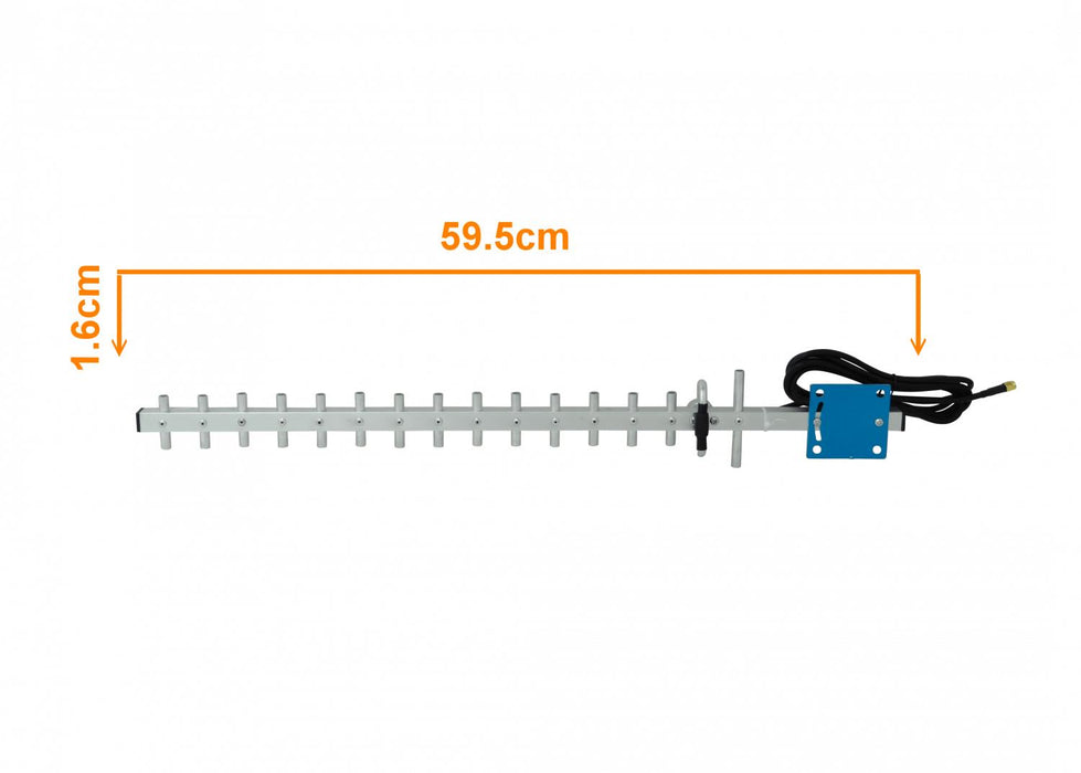 Antena Yagi 59cm 18dBi 2,4GHz RPSMA-M Clickbox