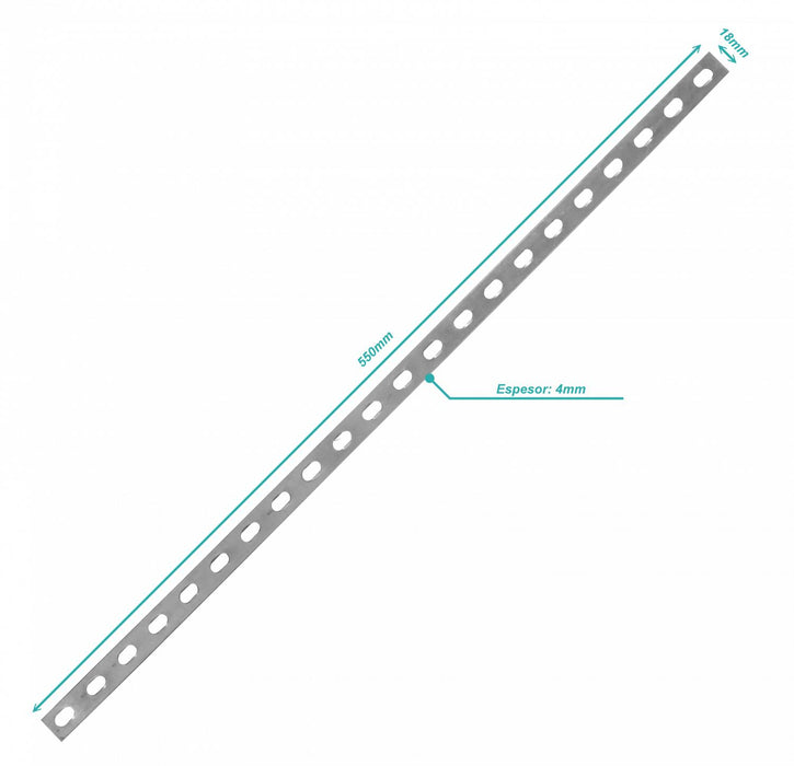Barra de unión multiusos LINKCHIP 550x18x4mm para Clickbox