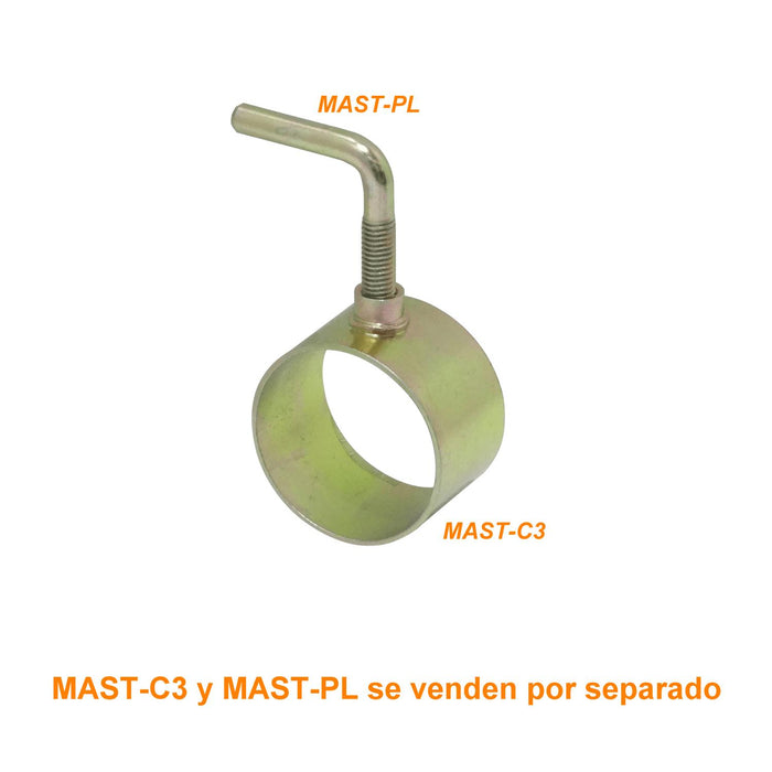 Base para fijación de mástil telescópico de 45mm Clickbox