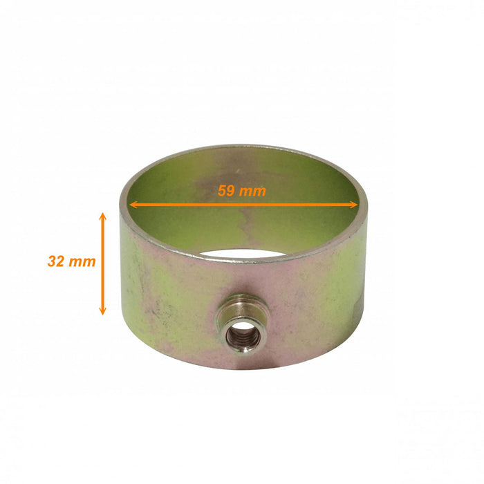 Base para fijación de tubo de 58mm Clickbox