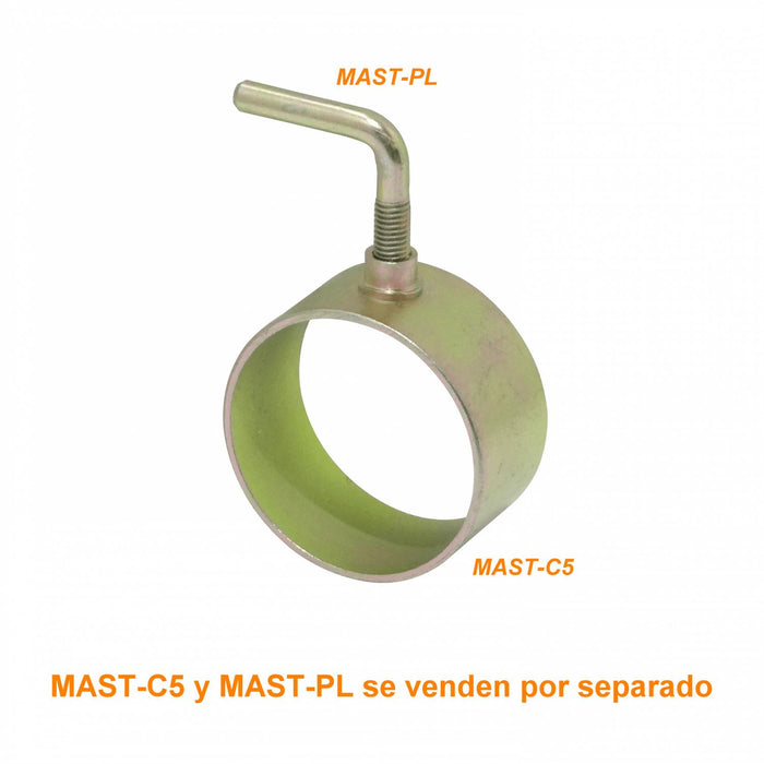 Base para fijación de tubo de 58mm Clickbox