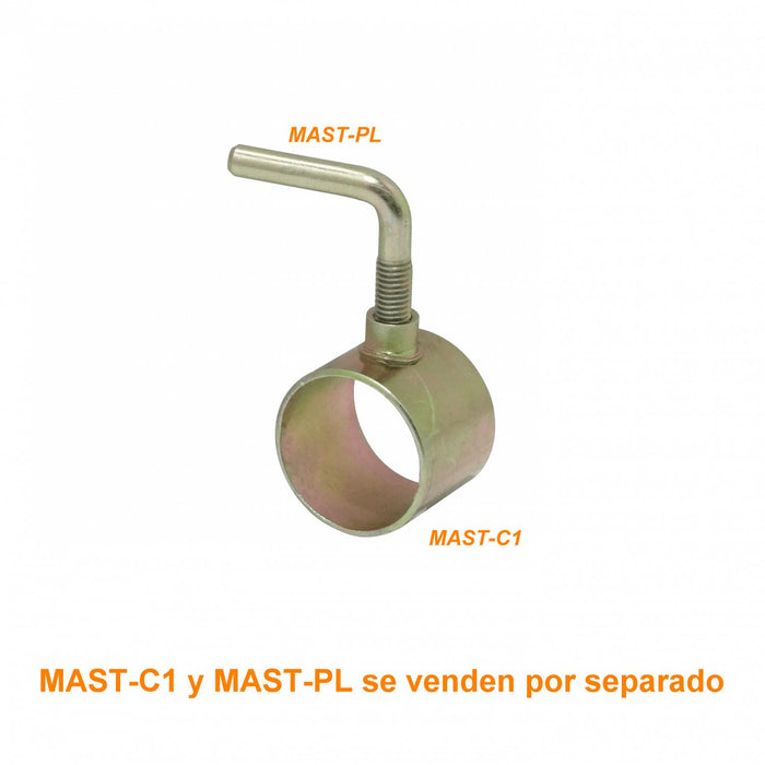 Base para tubo de 32mm MAST-C1 Fijacion Mastil Clickbox