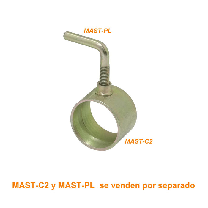 Base para tubo de 38mm MAST-C2 Clickbox