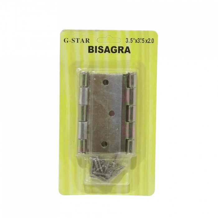 Bisagra 2-Bisagras 3,5x3,5-Pulg x2,0 con Clickbox