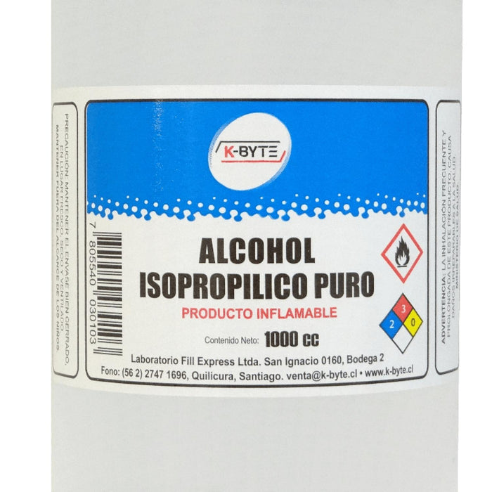 Botella 1000ml Alcohol Isopropilico 1Lt Clickbox