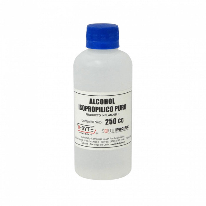 Botella 250ml Alcohol Isopropilico 1/4Lt Clickbox