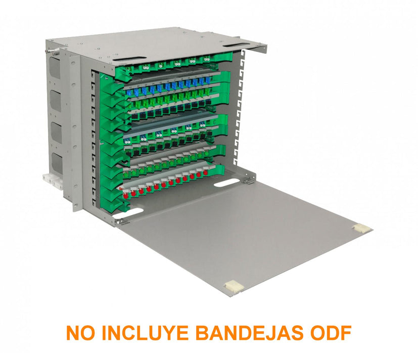 Cabecera metálica para rack de 7U con capacidad Clickbox