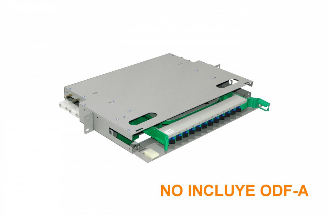 Cabecera Rack 1U ODF Metálica Clickbox