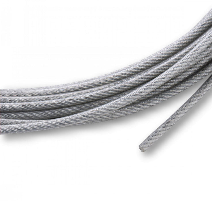 Cable de acero zincado 3mm 7x7 resistente y Clickbox