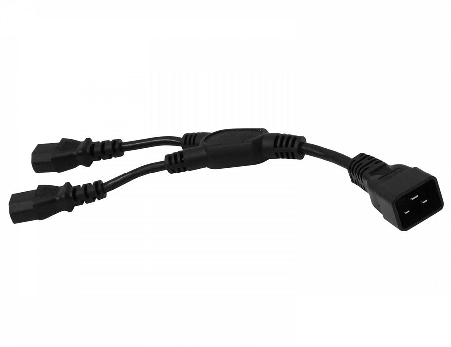 Cable de alimentación C13 a C20 8+5cm Clickbox