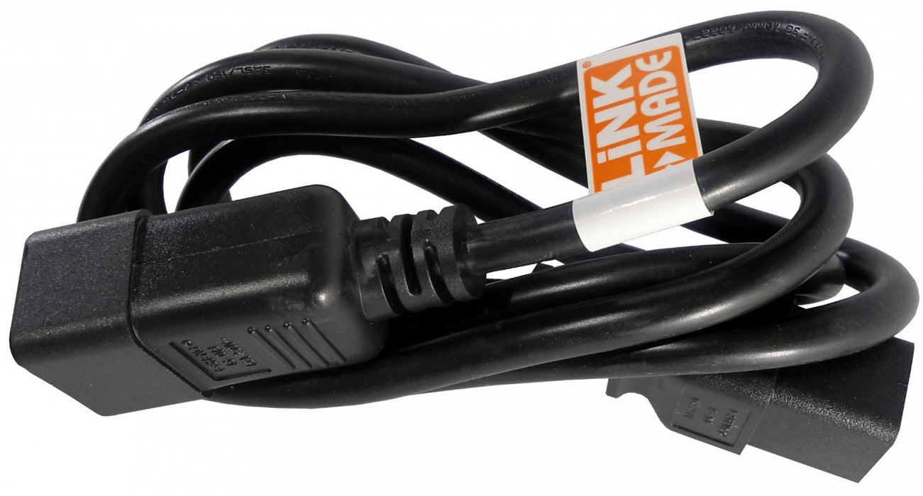 Cable de alimentación C19 a C20 1,4mt 16A Clickbox