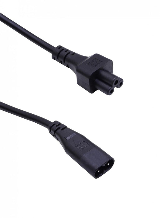 Cable de alimentación Figura 8 C8 Macho a Trebol Clickbox