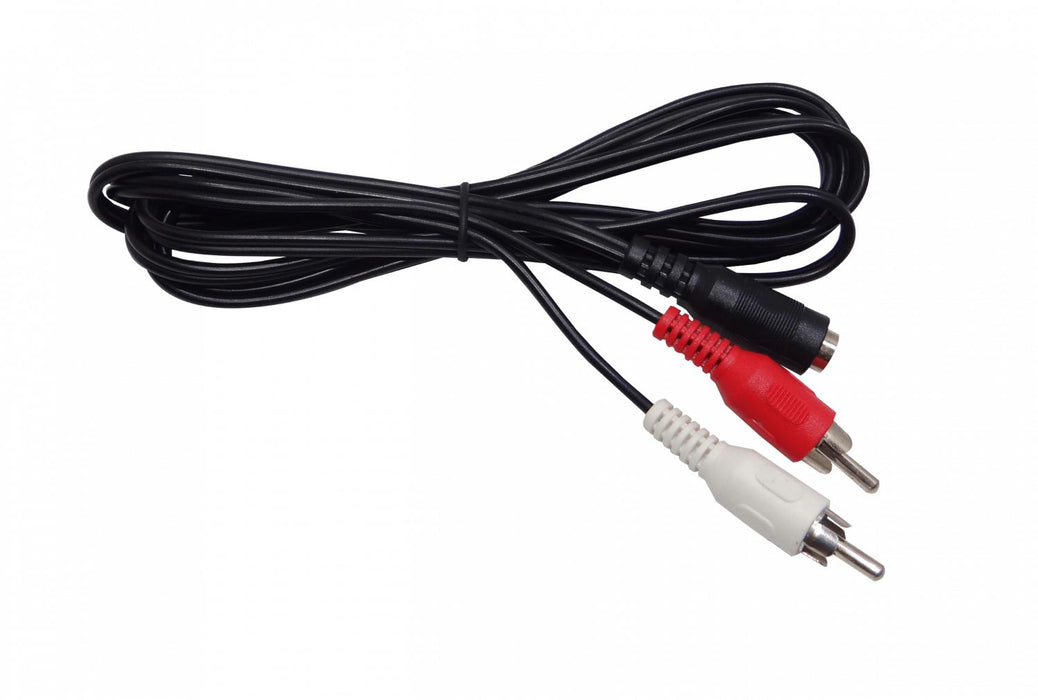 Cable de Audio 2-RCA-M a 1-3,5mm-H 0,5m Clickbox