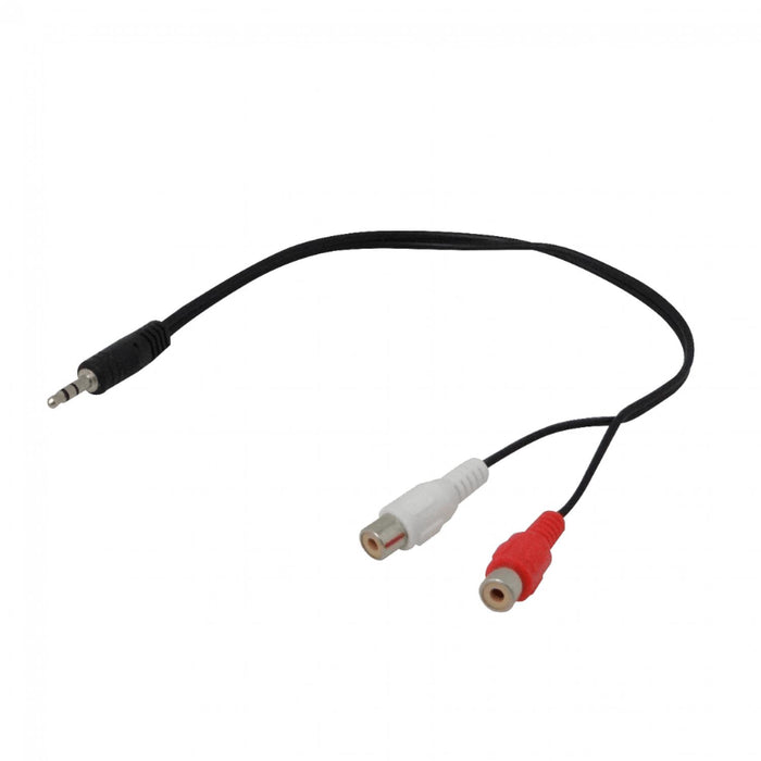 Cable de Audio y Video 3,5mm-M a 2-RCA-H Clickbox
