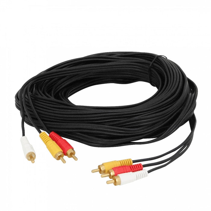 Cable de Audio y Video 3-RCA-M a 3-RCA-M 10 Clickbox