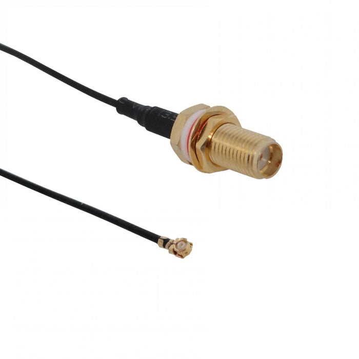 Cable coaxial armado SMA-Hembra U.FL(IPX) Clickbox