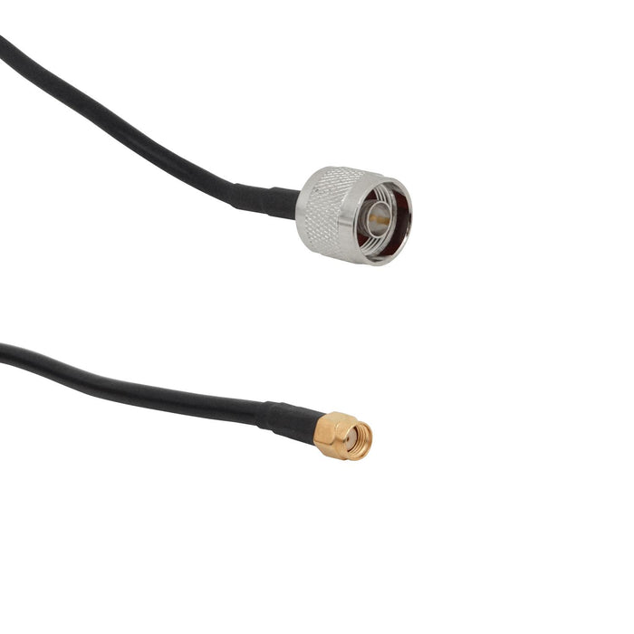 Cable coaxial negro de 15 metros Clickbox