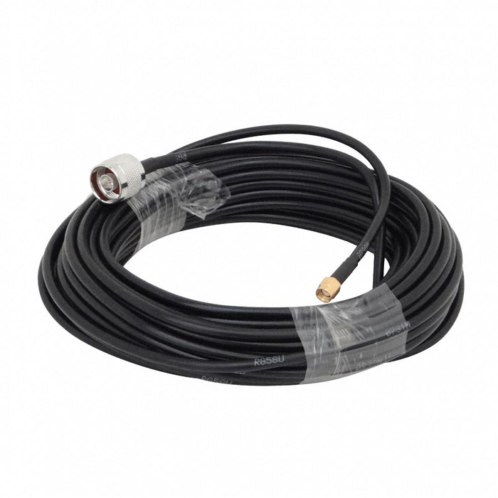 Cable coaxial negro de 15 metros Clickbox