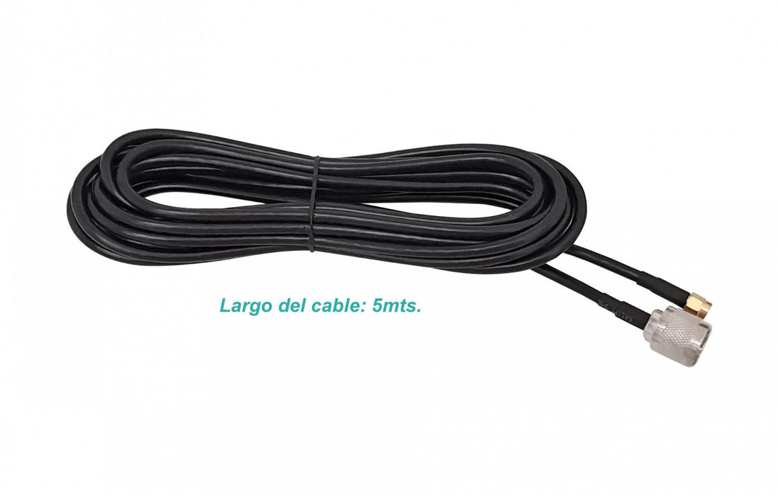 Cable Coaxial Negro 5mt RM2NM-5 Clickbox