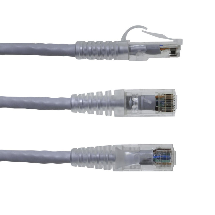 Cable de conexión Cat5e 5mt Gris U/UTP CM Clickbox
