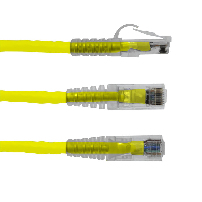 Cable de conexión Cat5e amarillo de 3 Clickbox