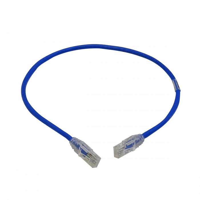 Cable de conexión Cat6 de 0,5 metros azul U/UTP Clickbox