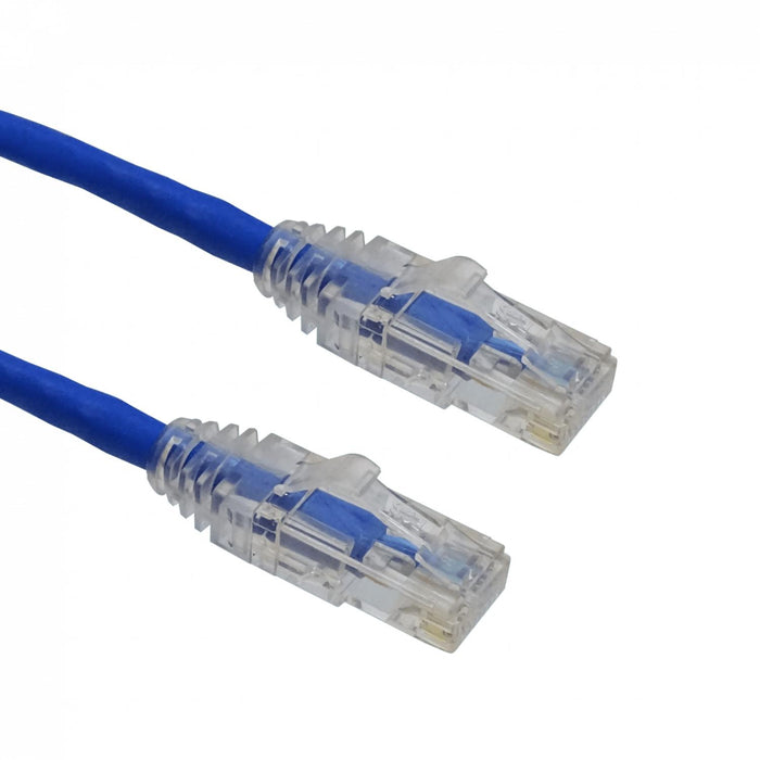 Cable de conexión Cat6 de 0,5 metros azul U/UTP Clickbox