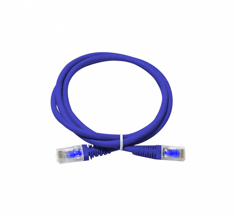 Cable de conexión Cat6 de 1 metro, azul, LSZH, Clickbox