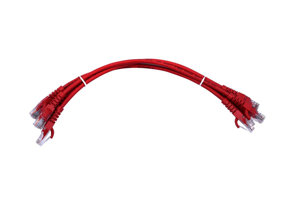 Cable de conexión Cat6 de 30cm inyectado con LSZH Clickbox