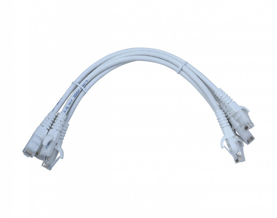 Cable de conexión Cat6 UTP de 30 cm, blanco, Clickbox