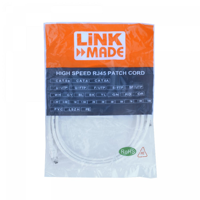 Cable de conexión Cat6A U/FTP de 2 metros con Clickbox