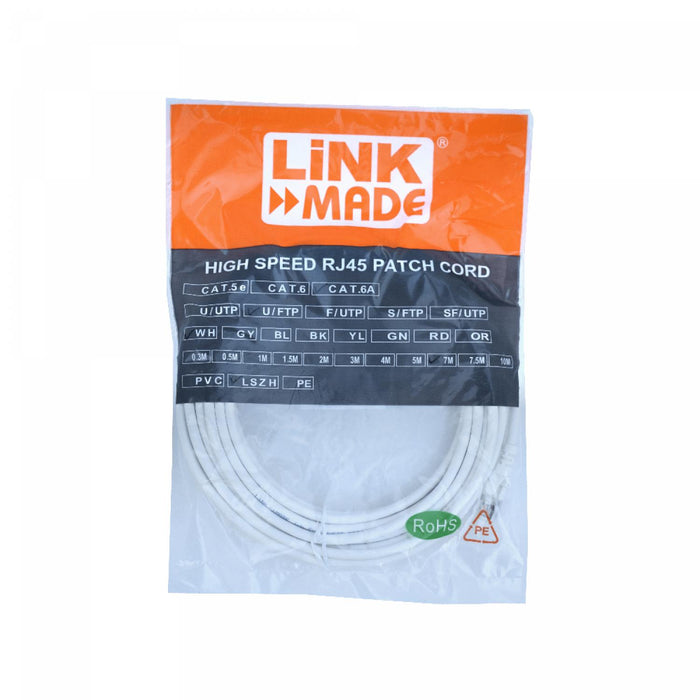 Cable de conexión Cat6A U/FTP de 7 metros, blanco Clickbox