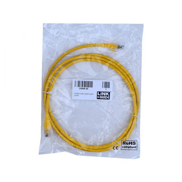Cable de conexión Cat6A U/FTP inyectado de 2 Clickbox