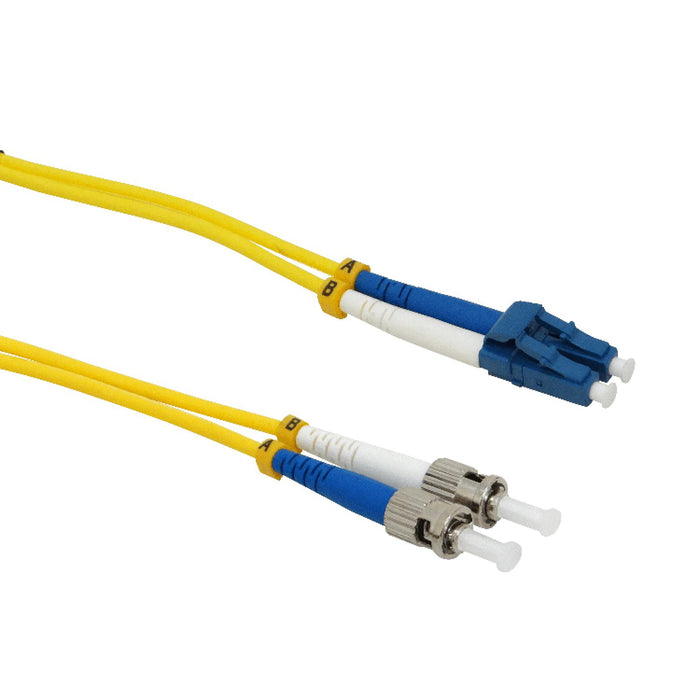 Cable de conexión LC-ST monomodo de fibra óptica Clickbox