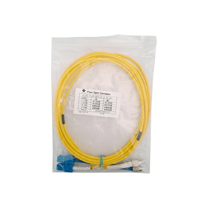 Cable de conexión SC-FC Monomodo SM Duplex de 3 Clickbox