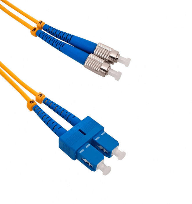 Cable de conexión SC-FC monomodo SM duplex de 5 Clickbox