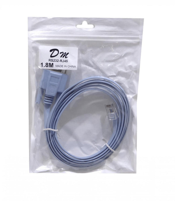 Cable de consola RS232 a RJ45 de 1,8m Clickbox