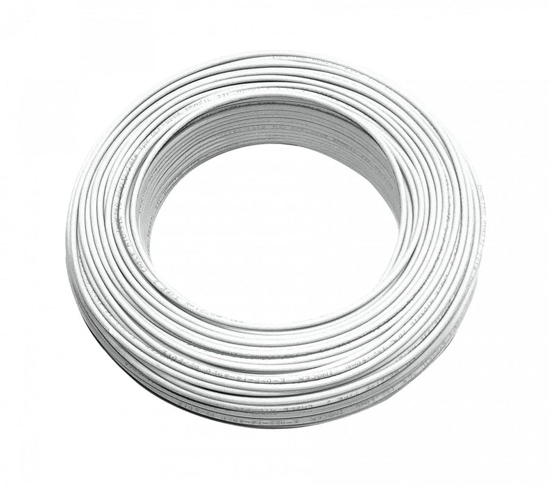Cable eléctrico blanco LSZH 1,5mm 100mt H07Z-1 Clickbox