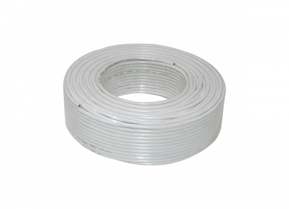 Cable eléctrico blanco RVV 3x0,75mm 100mt para Clickbox