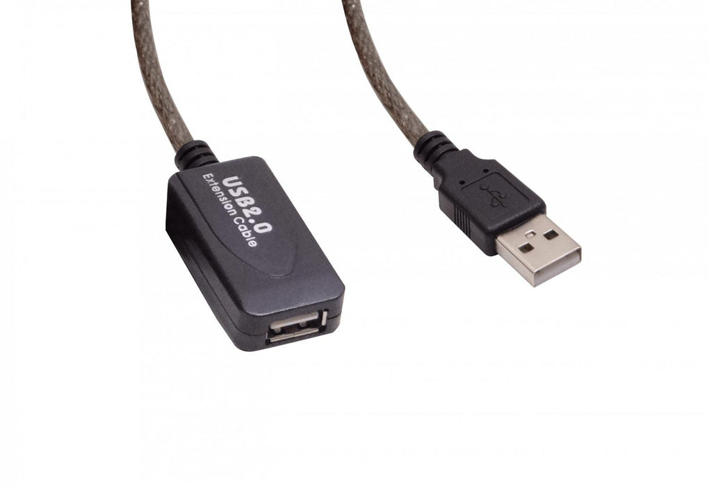 Cable de Extensión Activa USB 2.0 5m A-M A-H Clickbox