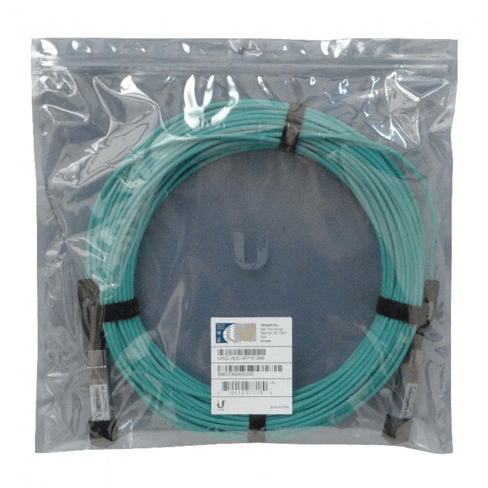 Cable de fibra óptica directa UBIQUITI 30mt SFP+ Clickbox
