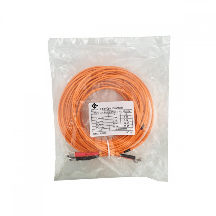 Cable de fibra óptica LC-FC OM1 Multimodo MM Clickbox